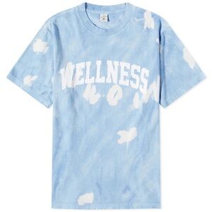Sporty & Rich Wellness Ivy T-Shirt - Hydrangea Tie & Dye size Medium - NWOT